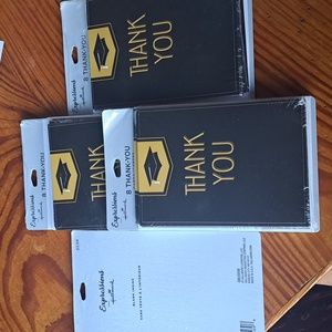 4 pkgs thank you notes